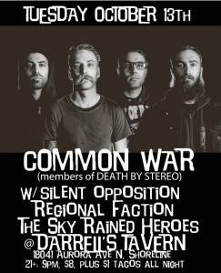 OCT 13TH - COMMON WAR