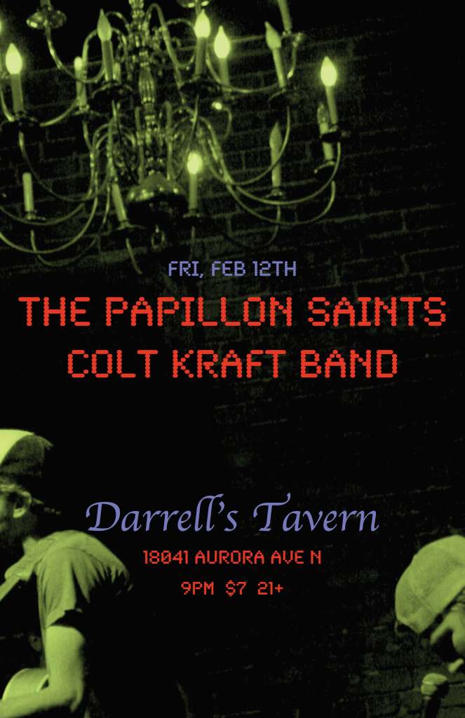 FEB. 12TH - PAPILLON SAINTS AT DARRELLS