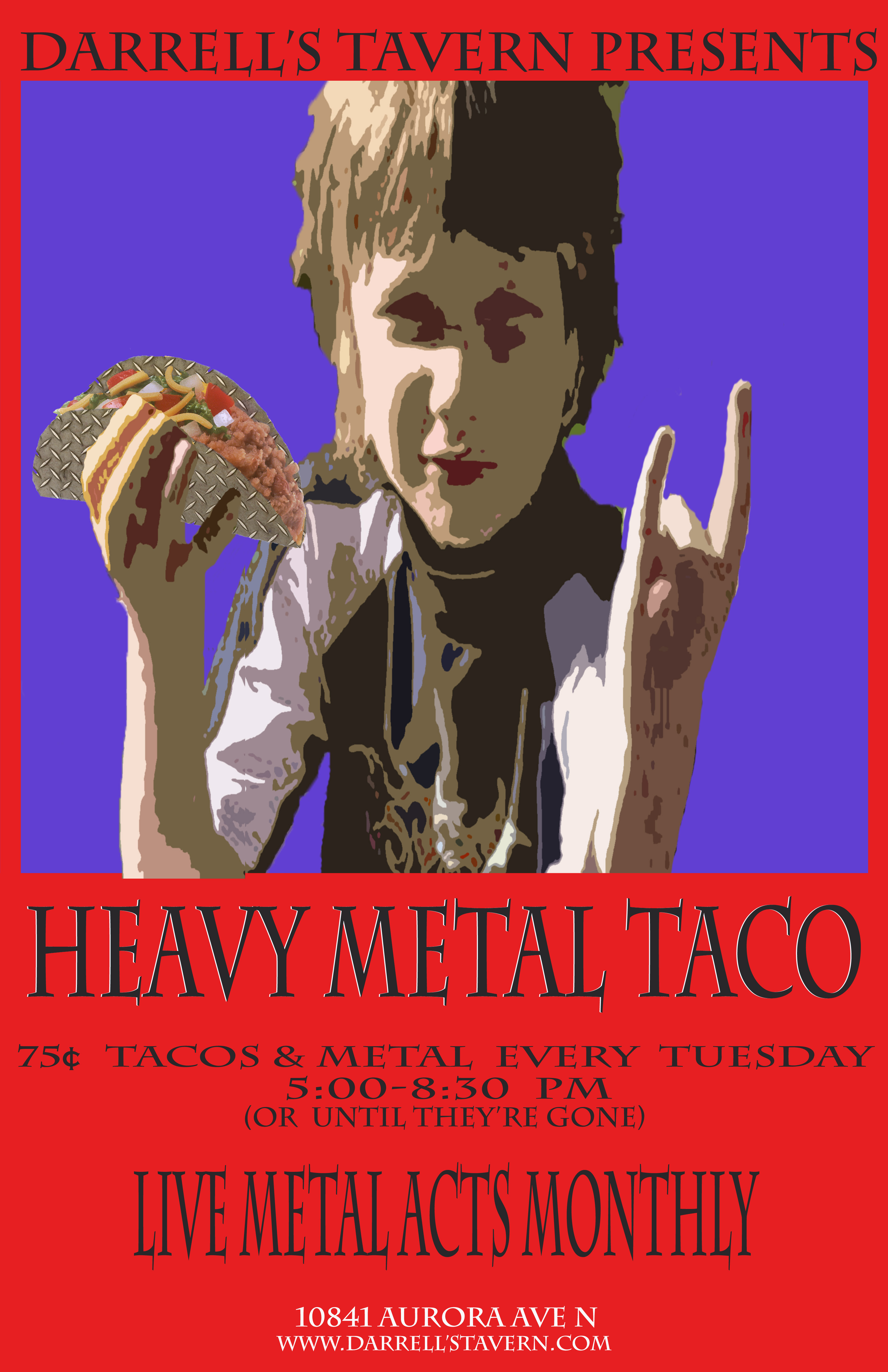 Heavy metal taco copy